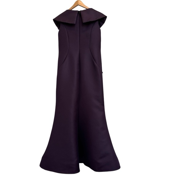 Marsoni by Colors MV1086 Embellished V Neck Mermaid Gown Eggplant Size 12 - Picture 7 of 15